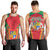 Mauritius Coat of Arms Men Tank Top National Emblem Blended with Traditional Patterns