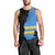 Aruba's Mascot Men Tank Top Blended with National Flag Details – Symbolic Design