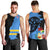 Aruba's Mascot Men Tank Top Blended with National Flag Details – Symbolic Design