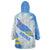 Aruba Wearable Blanket Hoodie with Marine Patterns – Ocean-Inspired Design