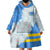 Aruba Wearable Blanket Hoodie with Marine Patterns – Ocean-Inspired Design