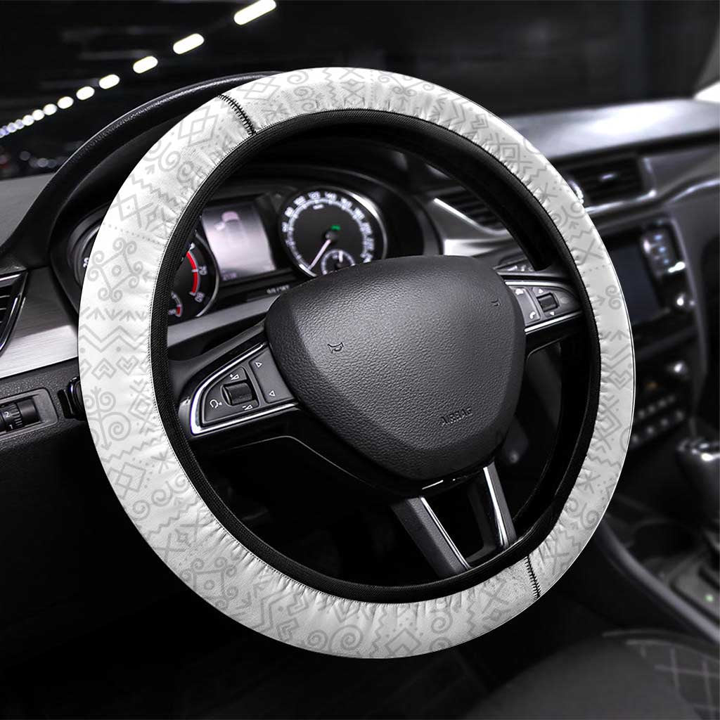 Juraj Janosik Slovakia Steering Wheel Cover with Folk Pattern Red White Legend Spirit