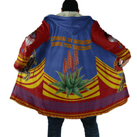 Eswatini Independence Day Cloak Sable Antelope - Aloe Succulent - Flag Shield