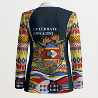Eswatini Independence Day Blazer Freedom Pride - Lion Elephant - Strelitzia Flowers