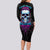 Technology Skull Long Sleeve Bodycon Dress I'm blunt because God rolled me that way - Wonder Print Shop