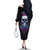 Technology Skull Off The Shoulder Long Sleeve Dress I'm blunt because God rolled me that way - Wonder Print Shop