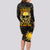 Sun Skull Long Sleeve Bodycon Dress I May Not Be Perfect But At Least I'm Not You - Wonder Print Shop