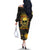 Sun Skull Off The Shoulder Long Sleeve Dress I May Not Be Perfect But At Least I'm Not You - Wonder Print Shop