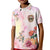 Flower Skull Kid Polo Shirt She Is Sunshine Mixed With A Little Hurricane - Wonder Print Shop