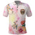 Flower Skull Polo Shirt She Is Sunshine Mixed With A Little Hurricane - Wonder Print Shop