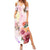 Flower Skull Summer Maxi Dress She Is Sunshine Mixed With A Little Hurricane - Wonder Print Shop