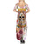 Flower Skull Summer Maxi Dress She Is Sunshine Mixed With A Little Hurricane - Wonder Print Shop