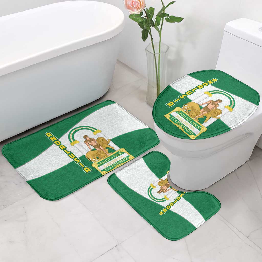 Andalusia Flag Bathroom Set Autonomous Community of Spain - Wonder Print Shop