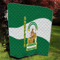 Andalusia Flag Quilt Autonomous Community of Spain - Wonder Print Shop