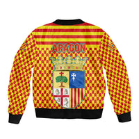 Aragon Flag Bomber Jacket Autonomous Community of Spain - Wonder Print Shop