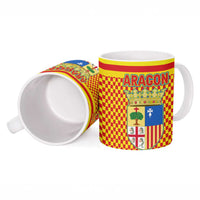 Aragon Flag Ceramic Mug Autonomous Community of Spain - Wonder Print Shop