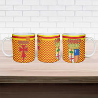 Aragon Flag Ceramic Mug Autonomous Community of Spain - Wonder Print Shop
