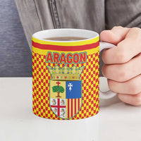 Aragon Flag Ceramic Mug Autonomous Community of Spain - Wonder Print Shop