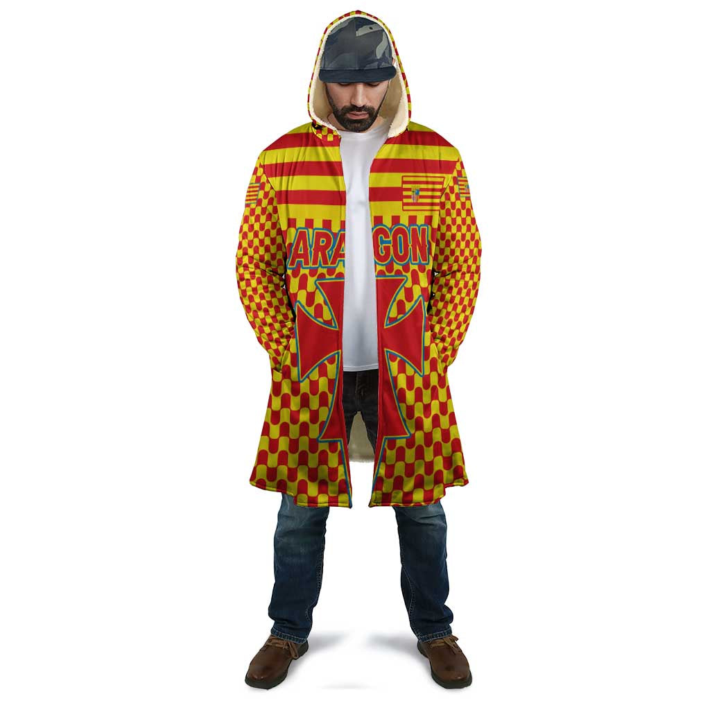 Aragon Flag Cloak Autonomous Community of Spain - Wonder Print Shop