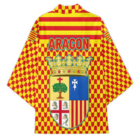 Aragon Flag Kimono Autonomous Community of Spain - Wonder Print Shop