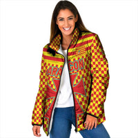 Aragon Flag Padded Jacket Autonomous Community of Spain - Wonder Print Shop