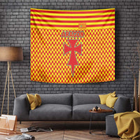 Aragon Flag Tapestry Autonomous Community of Spain - Wonder Print Shop