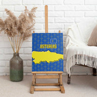Asturias Flag Canvas Wall Art Autonomous Community of Spain - Wonder Print Shop