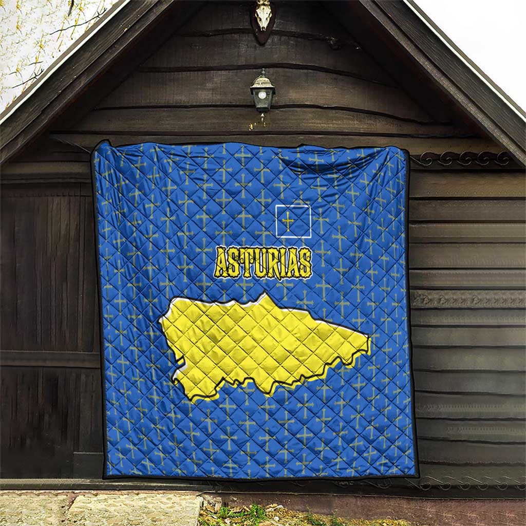 Asturias Flag Quilt Autonomous Community of Spain - Wonder Print Shop