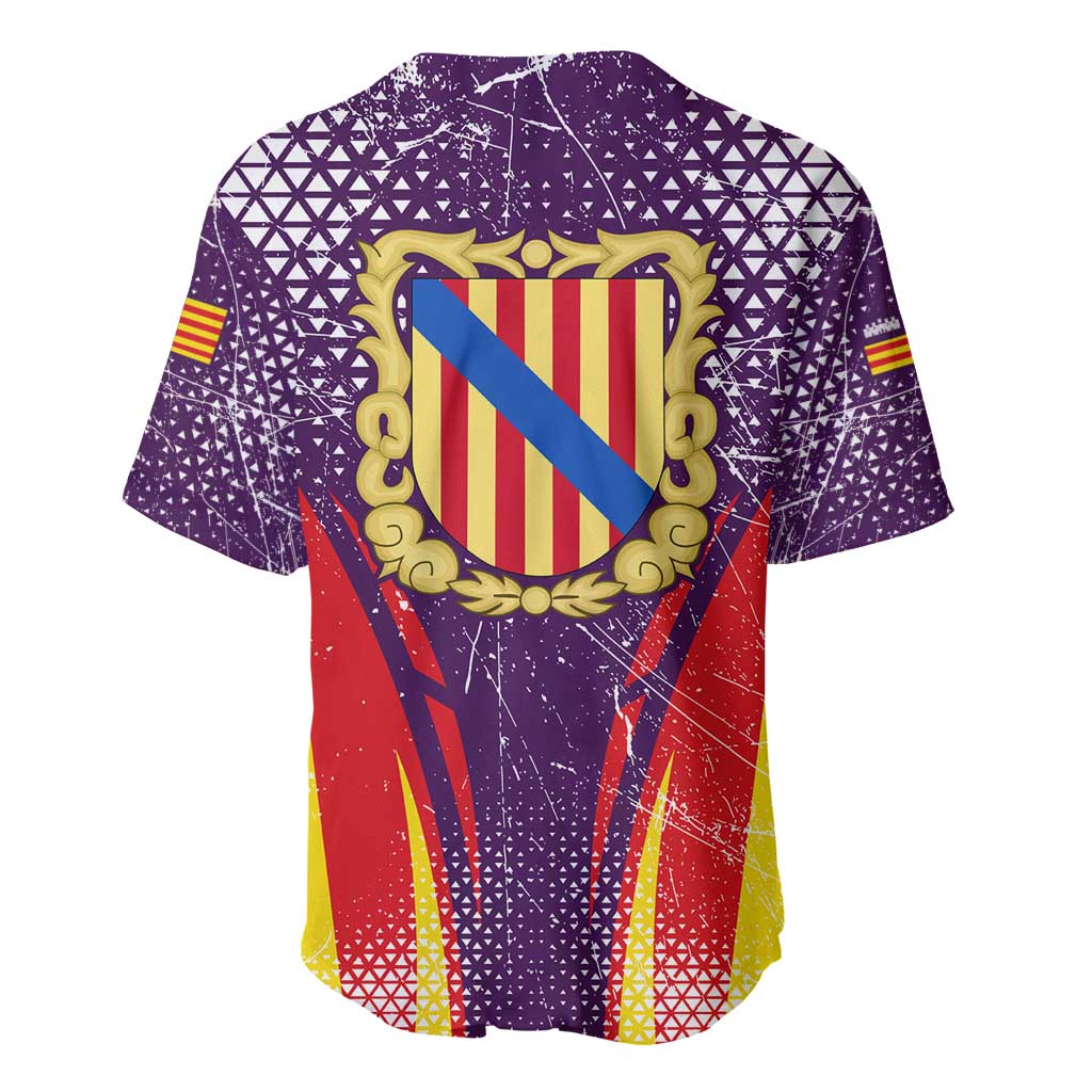 Balearic Islands Flag Baseball Jersey Autonomous Community of Spain - Wonder Print Shop