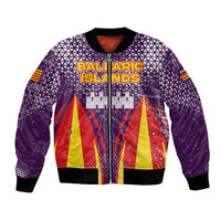 Balearic Islands Flag Bomber Jacket Autonomous Community of Spain - Wonder Print Shop