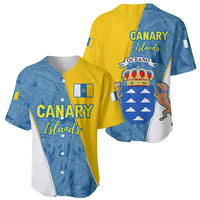Canary Islands Flag Baseball Jersey Autonomous Community of Spain - Wonder Print Shop