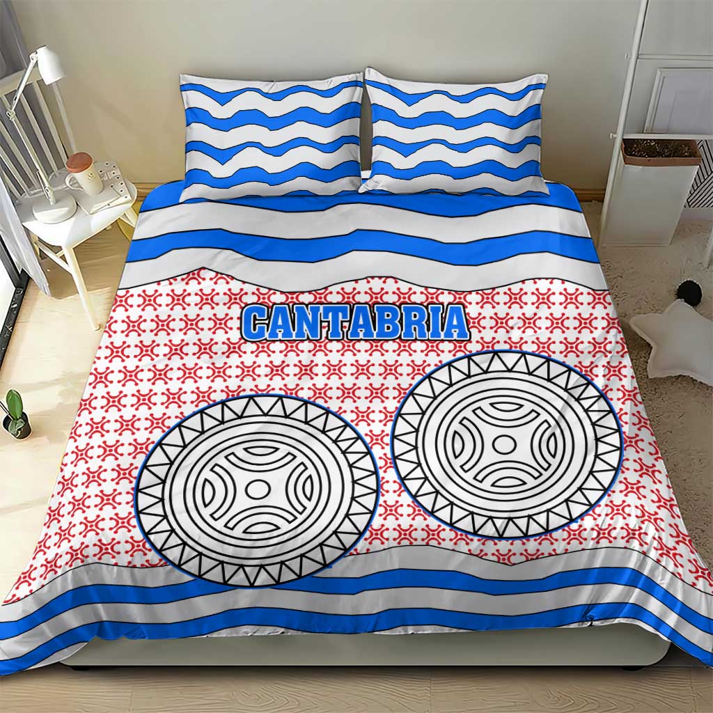 Cantabria Flag Bedding Set Autonomous Community of Spain - Wonder Print Shop