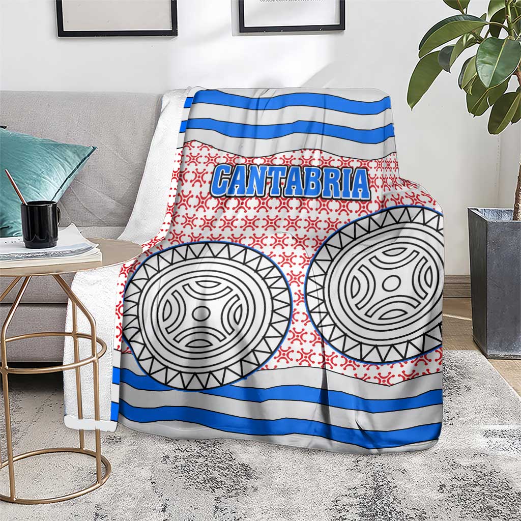 Cantabria Flag Blanket Autonomous Community of Spain - Wonder Print Shop
