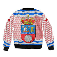 Cantabria Flag Bomber Jacket Autonomous Community of Spain - Wonder Print Shop