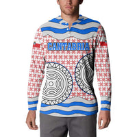 Cantabria Flag Button Sweatshirt Autonomous Community of Spain - Wonder Print Shop