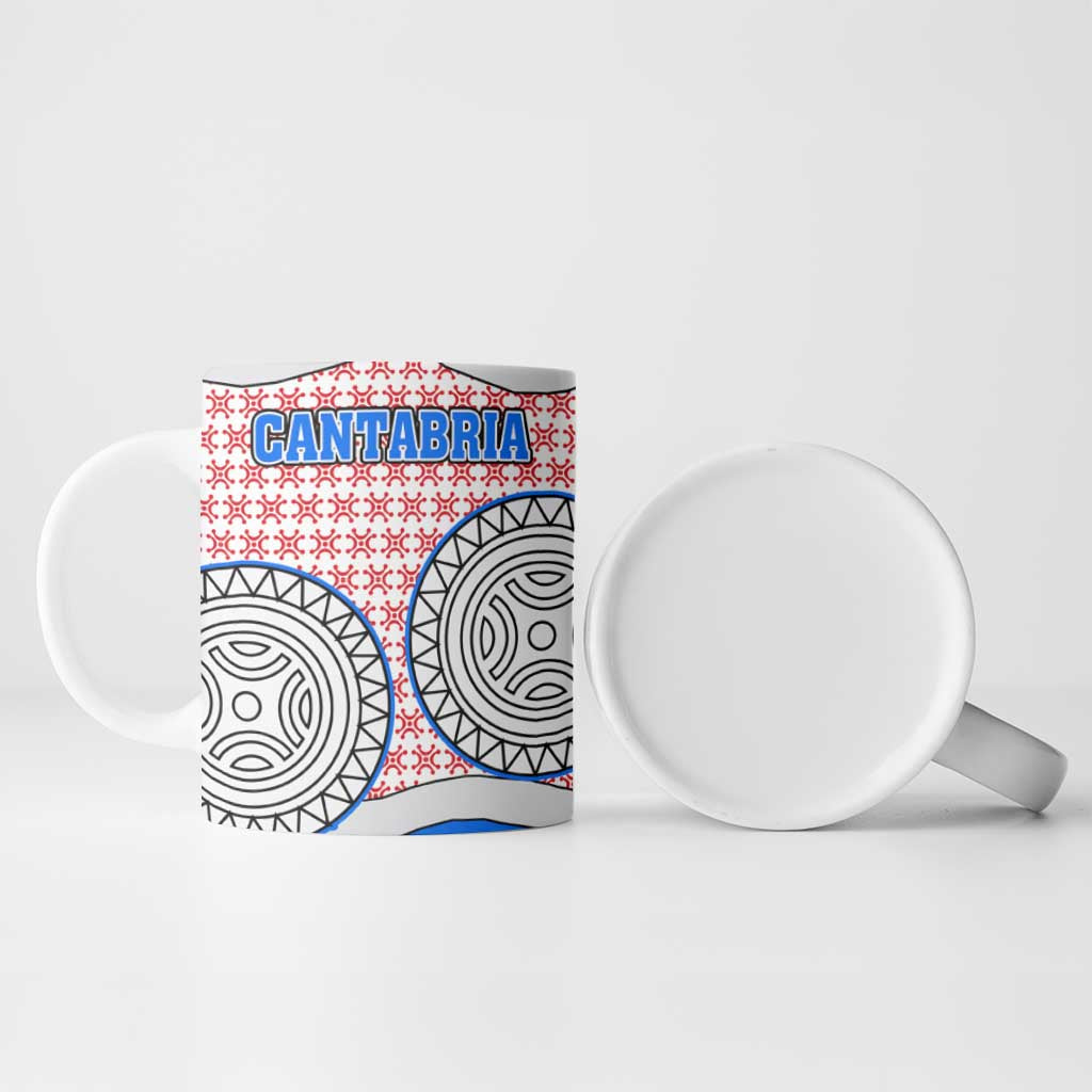 Cantabria Flag Ceramic Mug Autonomous Community of Spain - Wonder Print Shop