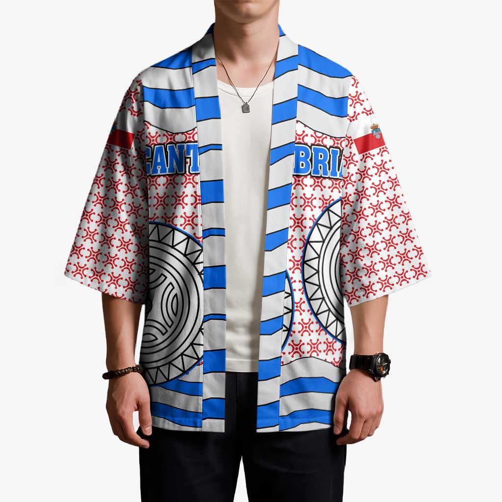 Cantabria Flag Kimono Autonomous Community of Spain - Wonder Print Shop