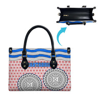 Cantabria Flag Leather Bag Autonomous Community of Spain - Wonder Print Shop