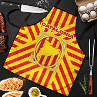 Catalonia Flag Apron Autonomous Community of Spain - Wonder Print Shop