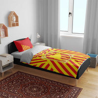 Catalonia Flag Bedding Set Autonomous Community of Spain - Wonder Print Shop