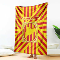 Catalonia Flag Blanket Autonomous Community of Spain - Wonder Print Shop