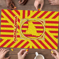 Catalonia Flag Puzzle Autonomous Community of Spain - Wonder Print Shop