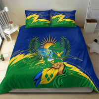 Saint Vincent and the Grenadines Independence Day Bedding Set Caribbean Flag Parrot Hairouna Pride