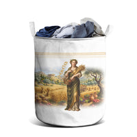 Greek Goddess Demeter Laundry Basket Ancient Greece Mythology Classical Harvest Art