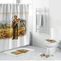 Greek Goddess Demeter Bathroom Set Ancient Greece Mythology Classical Harvest Art