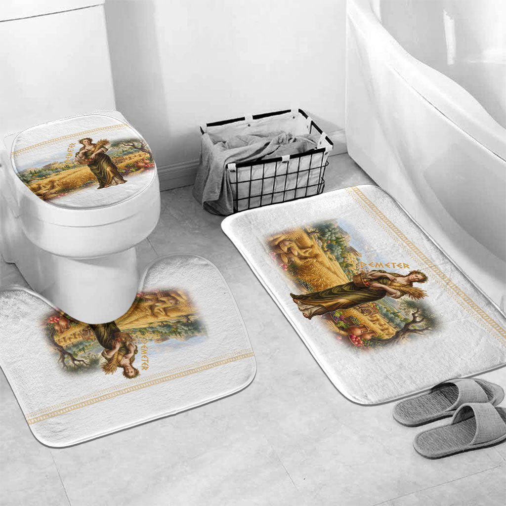Greek Goddess Demeter Bathroom Set Ancient Greece Mythology Classical Harvest Art