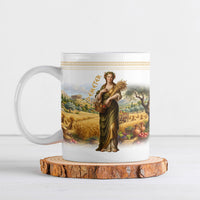 Greek Goddess Demeter Ceramic Mug Ancient Greece Mythology Classical Harvest Art