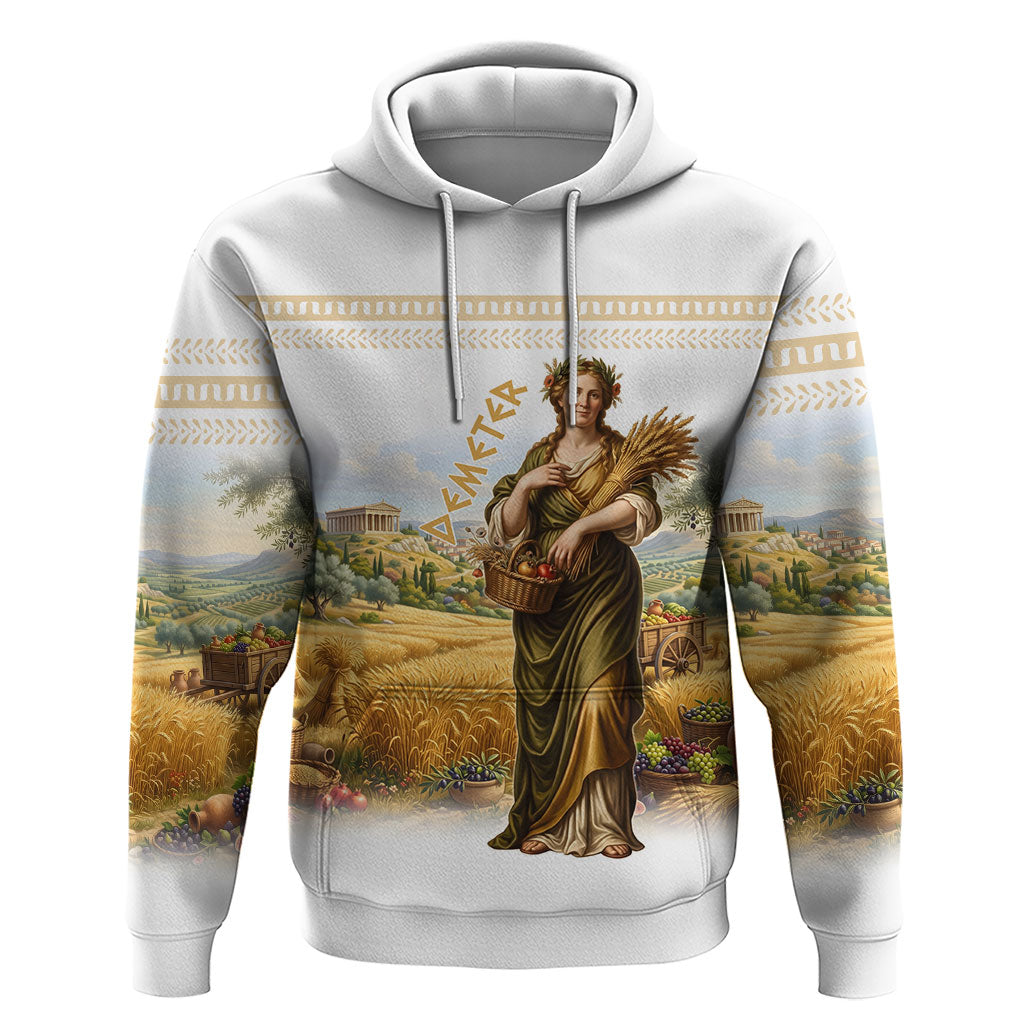 Greek Goddess Demeter Hoodie Ancient Greece Mythology Classical Harvest Art