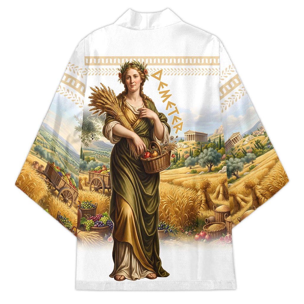Greek Goddess Demeter Kimono Ancient Greece Mythology Classical Harvest Art