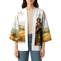 Greek Goddess Demeter Kimono Ancient Greece Mythology Classical Harvest Art